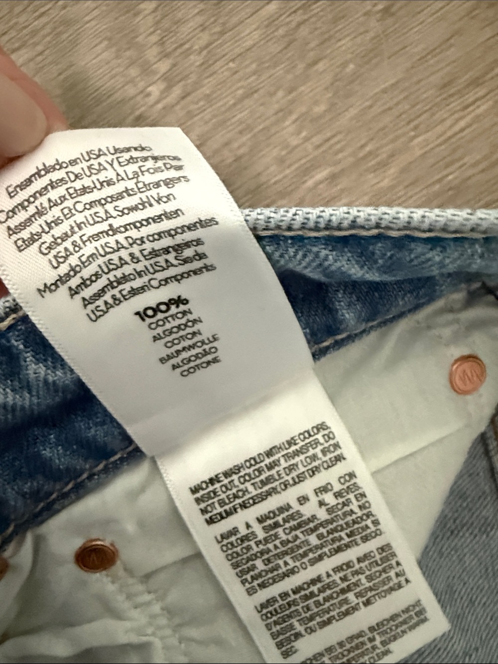 MOTHER Women's Light Wash Straight Jeans - Picture 6 of 9
